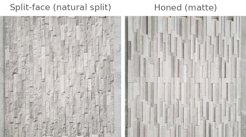 split face vs honed ledgestone finish comparison split face vs honed ledgestone finish comparison