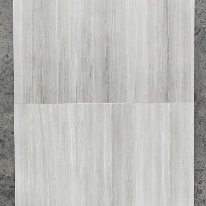 White Woodvein Marble tile