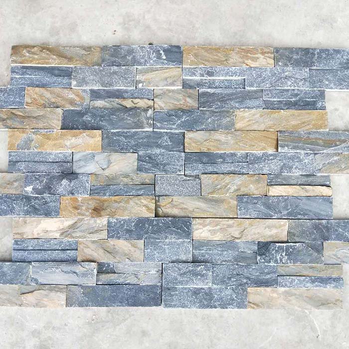 Blue Quartzite Ledgestone Natural Split in 15x60cm