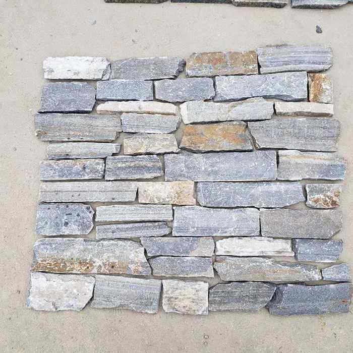 Blue Quartzite Ashlar Thin Stone Veneer